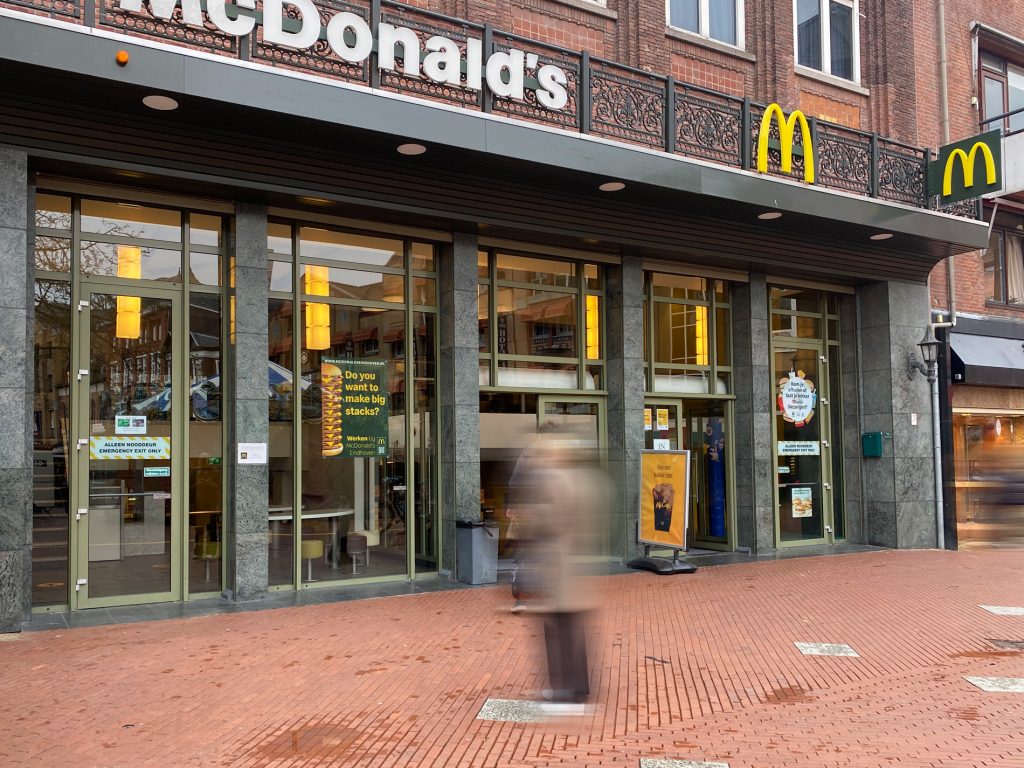 Vooraanzicht McDonalds Eindhoven centrum