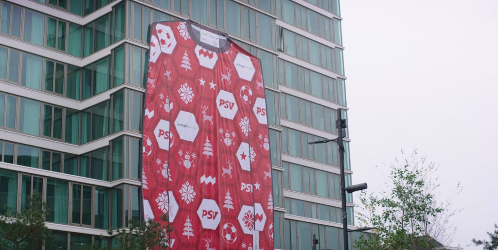 kersttrui vlag Energie Direct - PSV