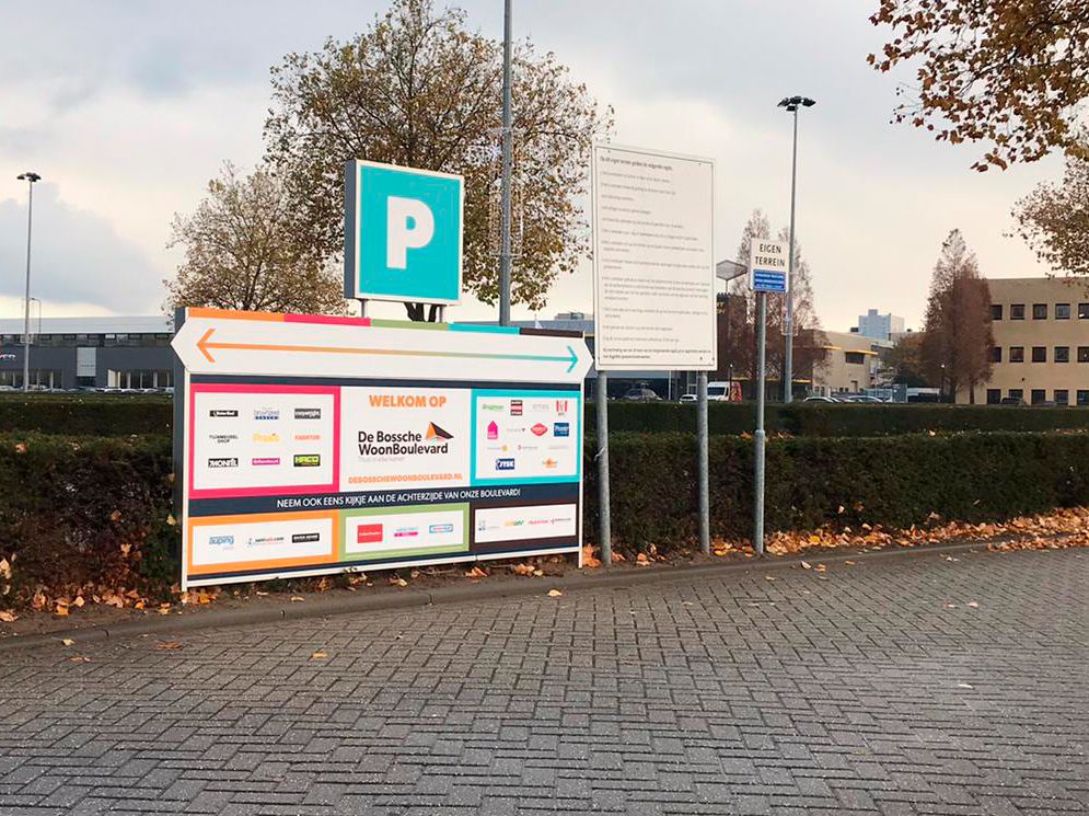 Parkeerbord Bosche Woonboulevard