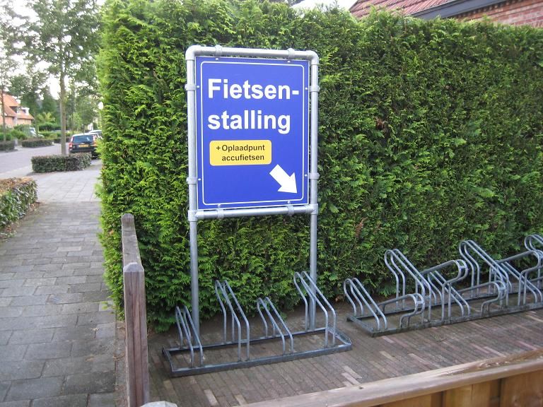 Fietsenstalling parkeerbord