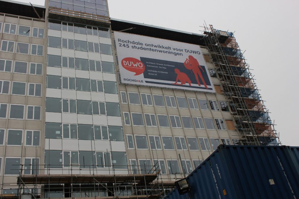 Bouwbord Rochdale Amsterdam