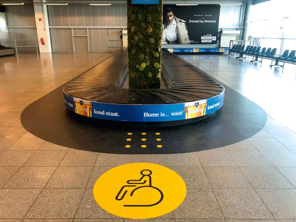 Eindhoven Airport vloerfolie