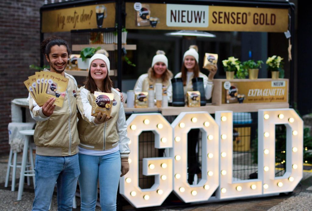 Promotie Senseo Gold Field marketing