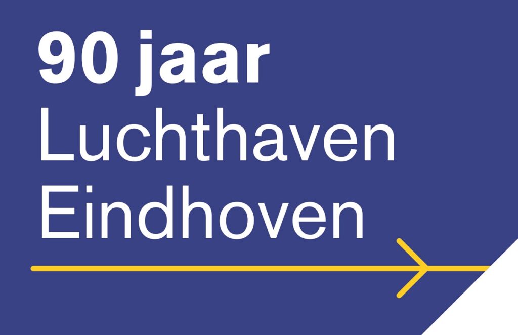 Eindhoven Airport 90 jaar wandelroute logo